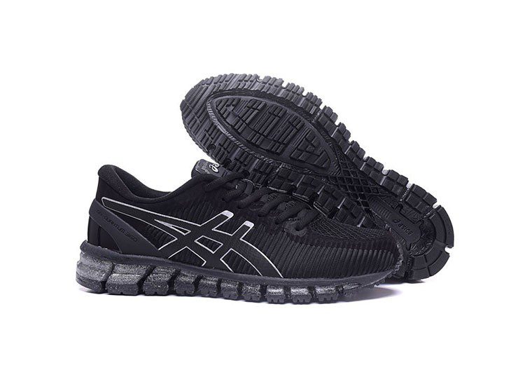 נעלי אסיקס-ASICS - CM -Black & Silver – תמונה 4