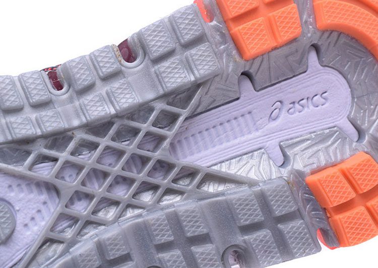 נעלי אסיקס-ASICS - Dark Blue ORG Red – תמונה 9