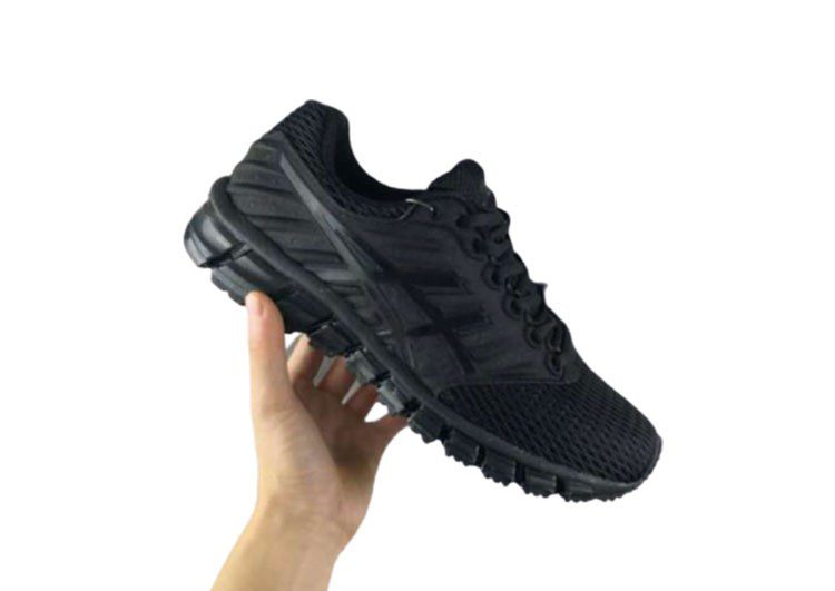 נעלי אסיקס-ASICS - Full Black Model-4 – תמונה 4