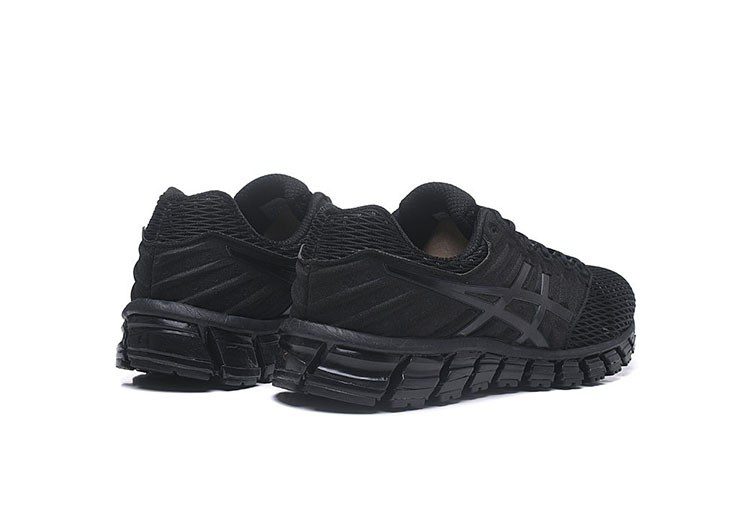 נעלי אסיקס-ASICS - Full Black Model-4 – תמונה 7