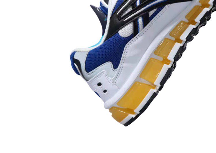 נעלי אסיקס-ASICS - GEL-KAYANO - White Blue Yellow – תמונה 7