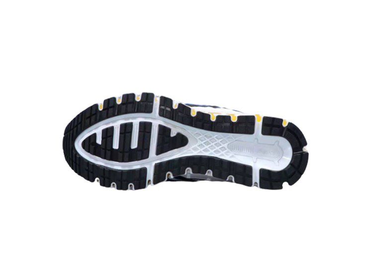 נעלי אסיקס-ASICS - GEL-KAYANO - White Blue Yellow – תמונה 10