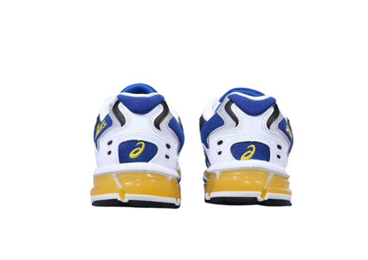 נעלי אסיקס-ASICS - GEL-KAYANO - White Blue Yellow – תמונה 6