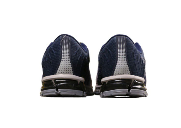 נעלי אסיקס-ASICS - Gray - Dark Blue – תמונה 5