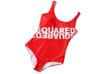DSQUARED2 BIKINI WOMEN-Red & White