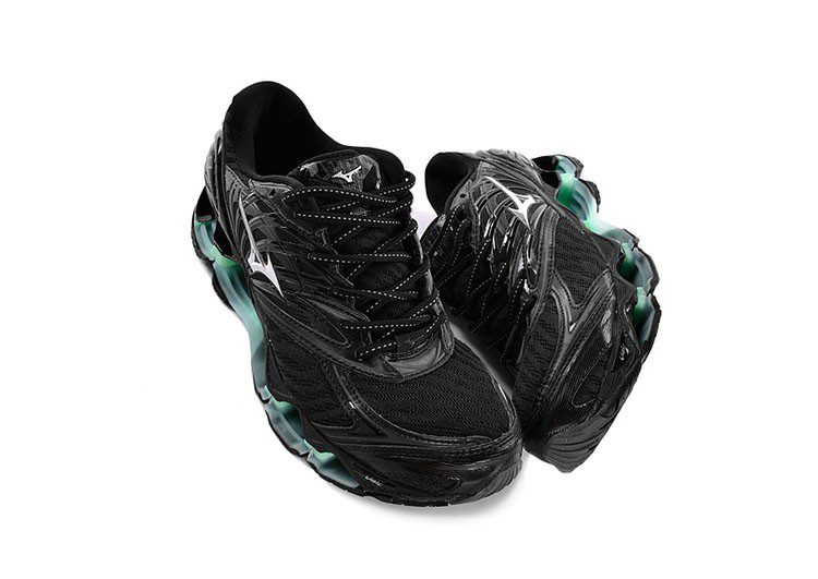 נעלי מיזונו-MIZUNO-Black & Acapulco – תמונה 8