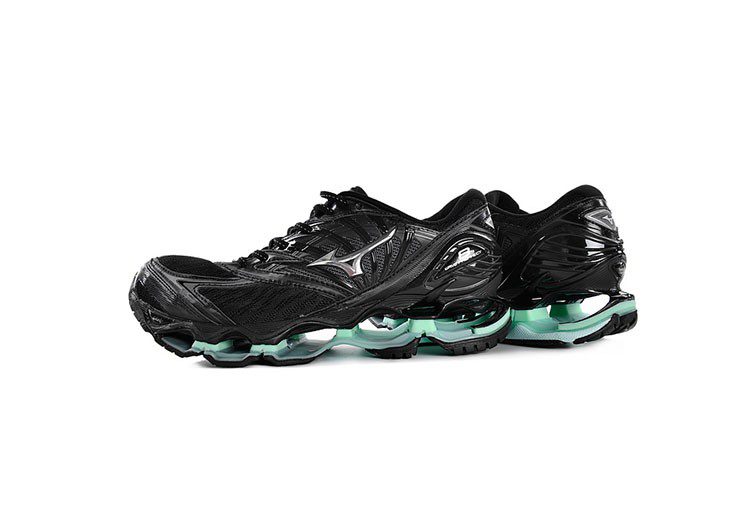 נעלי מיזונו-MIZUNO-Black & Acapulco – תמונה 4