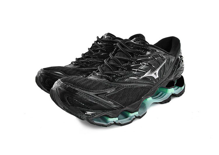 נעלי מיזונו-MIZUNO-Black & Acapulco – תמונה 2