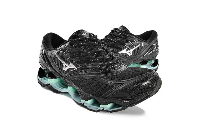 נעלי מיזונו-MIZUNO-Black & Acapulco – תמונה 3