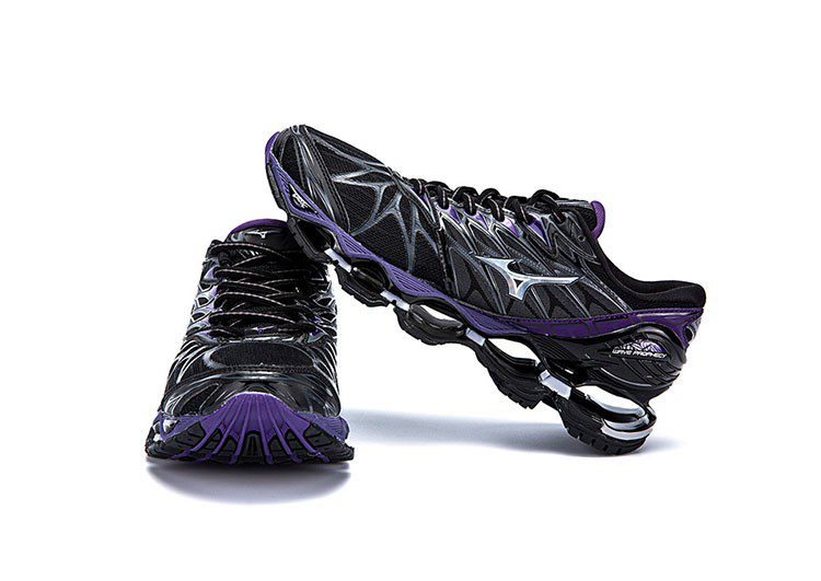 נעלי מיזונו-MIZUNO-Black & Blue Diamond – תמונה 6