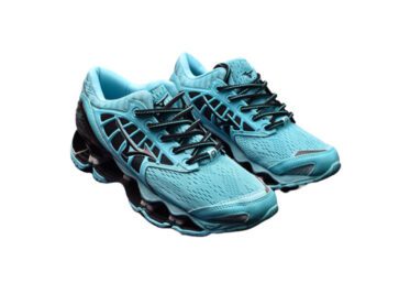 נעלי מיזונו-MIZUNO-Black & Columbia Blue