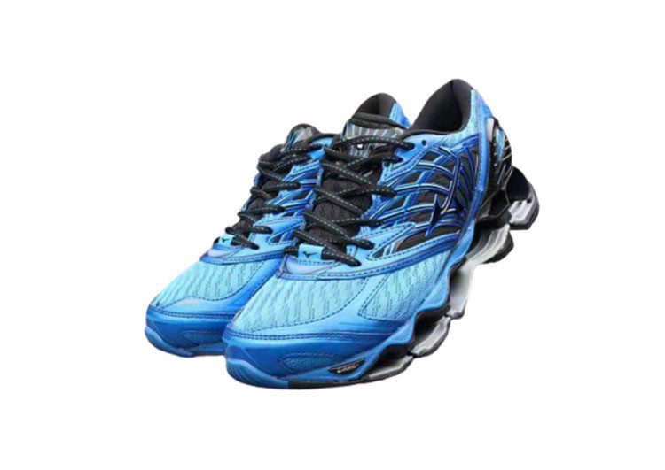 נעלי מיזונו-MIZUNO-Cornflower Blue & Black – תמונה 3