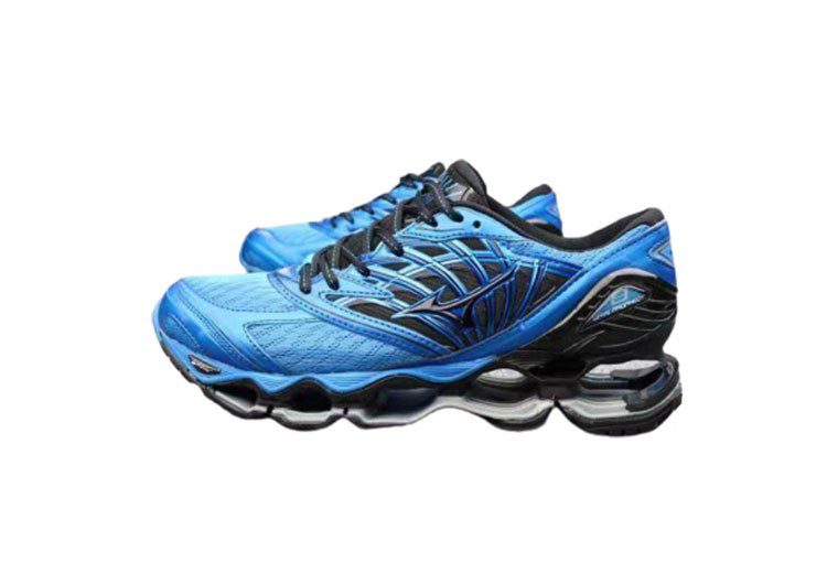 נעלי מיזונו-MIZUNO-Cornflower Blue & Black – תמונה 2