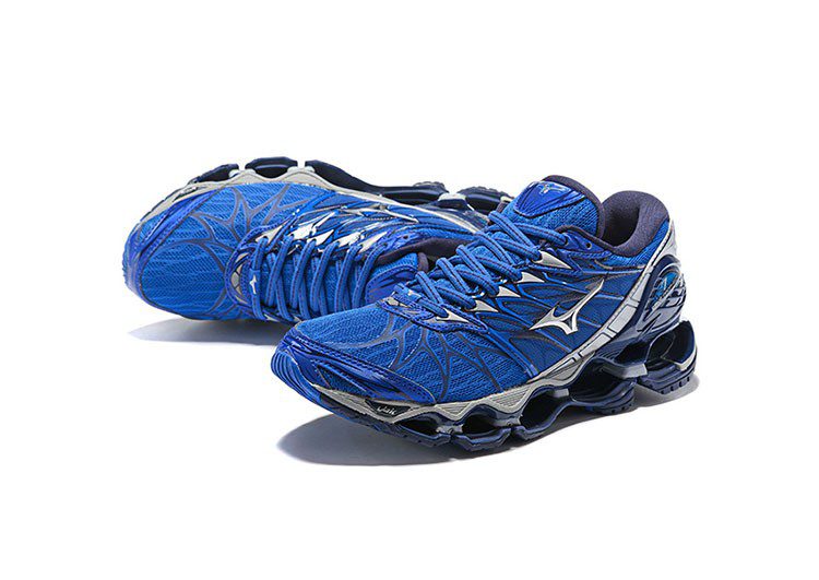 נעלי מיזונו-MIZUNO-Egyptian Blue & Grey Chateau – תמונה 2