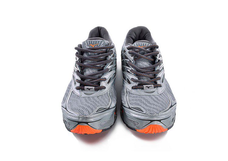 נעלי מיזונו-MIZUNO-Grey Chateau & Vermilion – תמונה 5