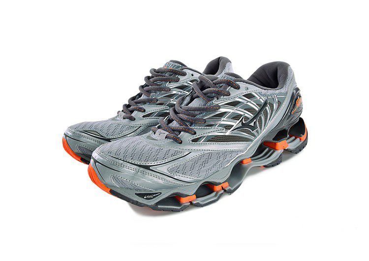 נעלי מיזונו-MIZUNO-Grey Chateau & Vermilion – תמונה 2