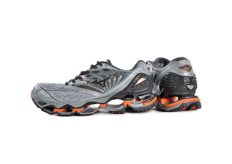 נעלי מיזונו-MIZUNO-Grey Chateau & Vermilion – תמונה 4