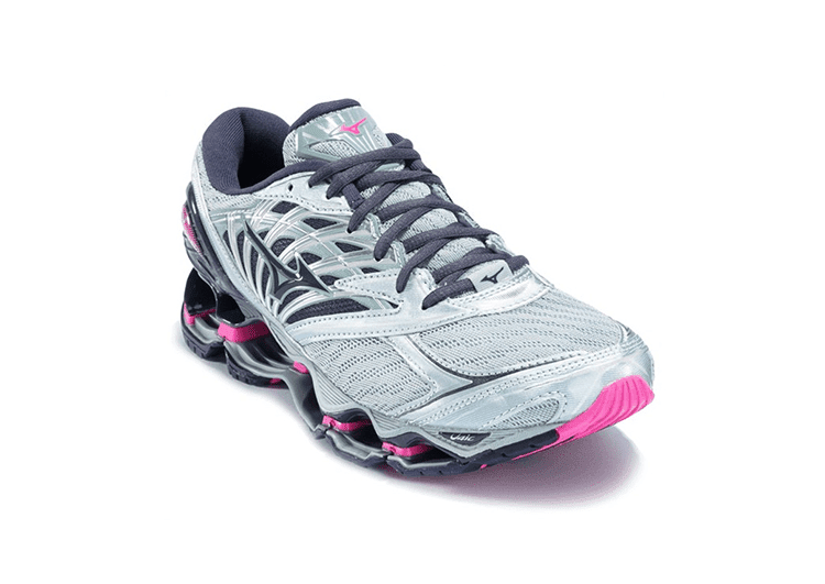 נעלי מיזונו-MIZUNO-Light Gray & Pink – תמונה 7
