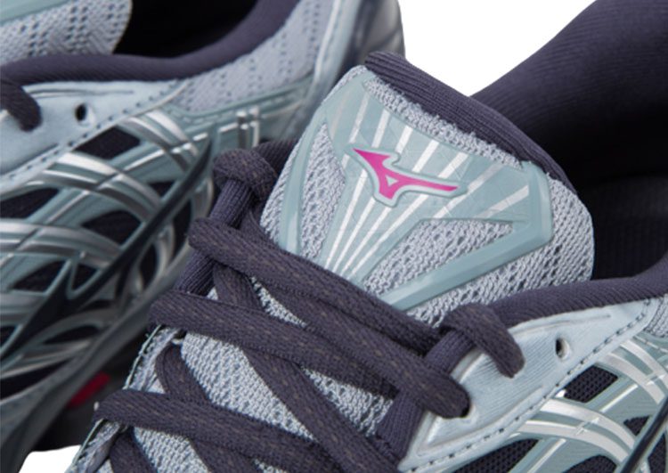 נעלי מיזונו-MIZUNO-Light Gray & Pink – תמונה 8