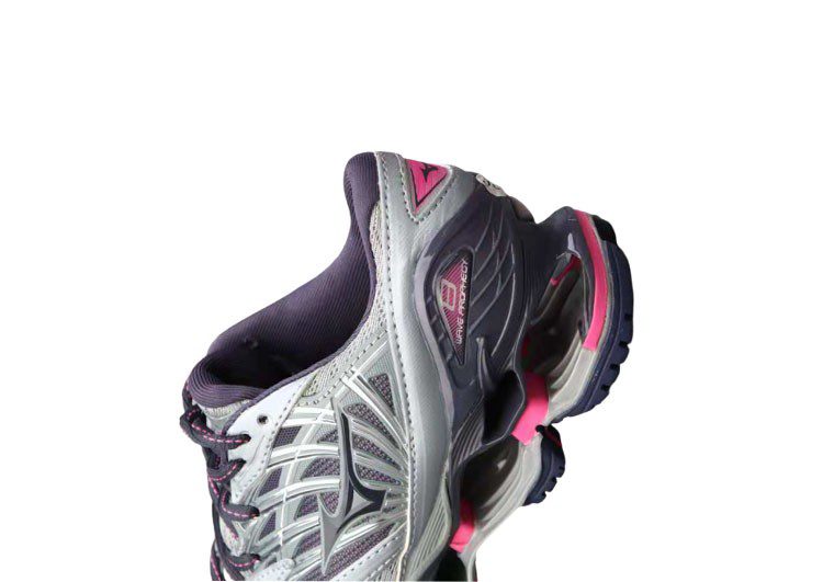נעלי מיזונו-MIZUNO-Light Gray & Pink – תמונה 4