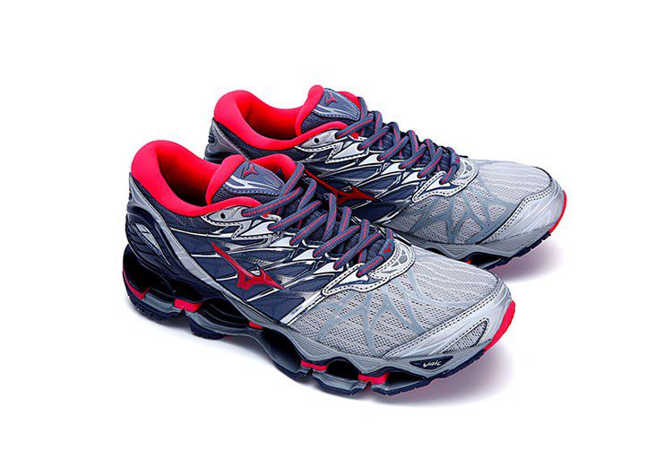 נעלי מיזונו-MIZUNO-Pale Cornflower Blue & Old Rose – תמונה 4