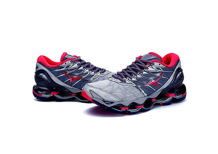 נעלי מיזונו-MIZUNO-Pale Cornflower Blue & Old Rose – תמונה 5