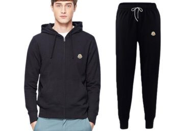 מונקלר-MONCLER SUIT MEN Women-Black