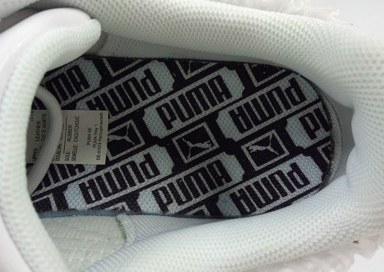 נעלי פומה-PUMA Basket Lace White Gold Label Casual Sneakers – תמונה 8