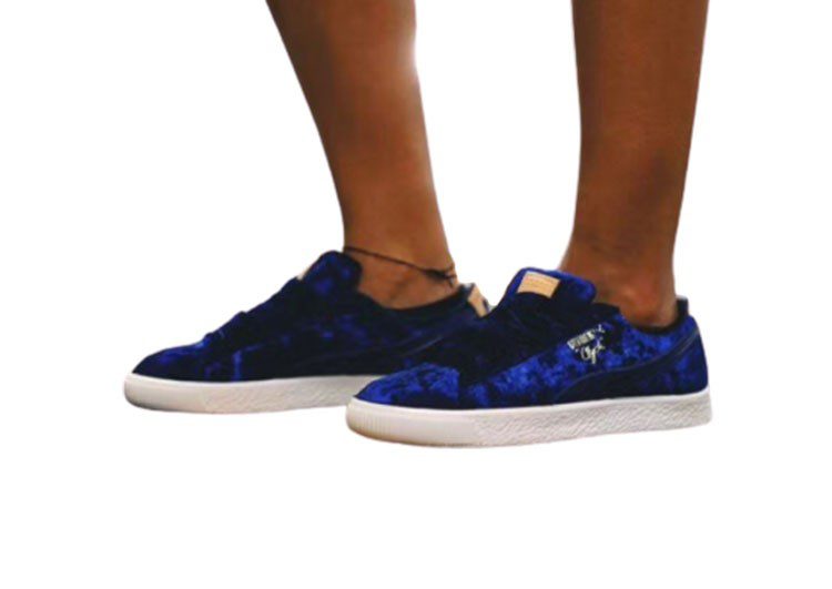 נעלי פומה- PUMA CLYDE x EXTRA BUTTER-Velvet Color Egyptian Blue – תמונה 2
