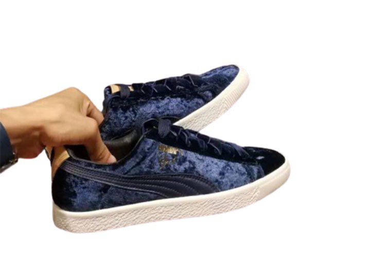 נעלי פומה- PUMA CLYDE x EXTRA BUTTER-Velvet Color Tangaroa – תמונה 4