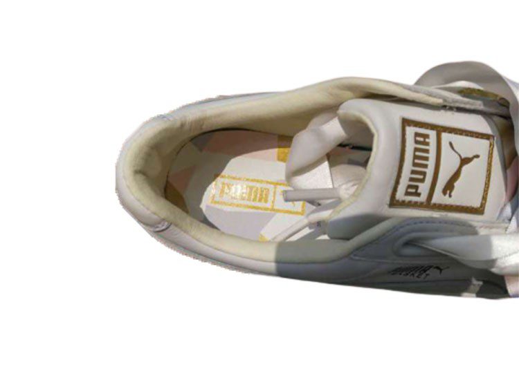 נעלי פומה- PUMA basket heart rihanna leather -White – תמונה 7