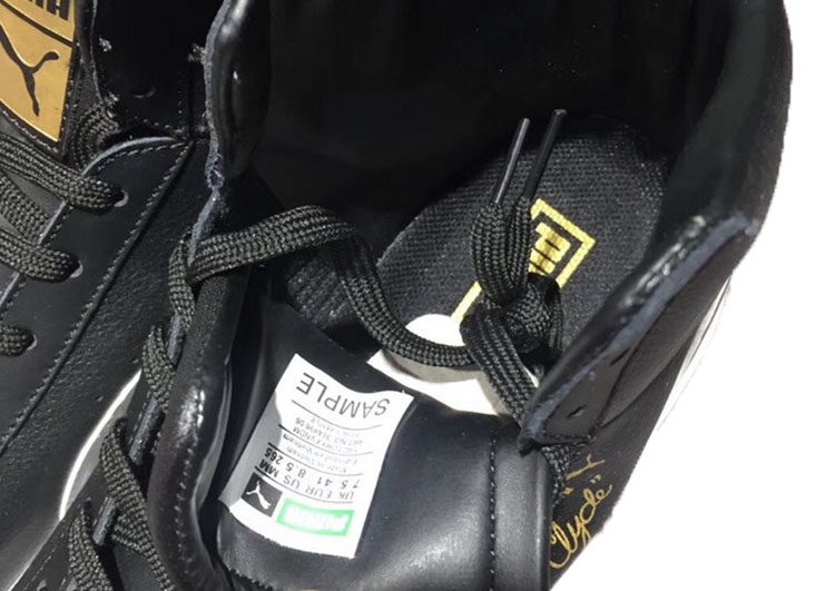 נעלי פומה- PUMA full leather high-top sneakers-Black – תמונה 4