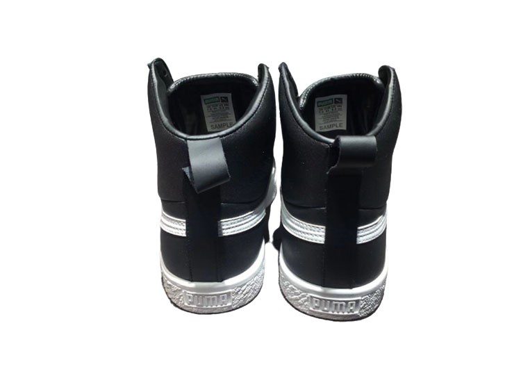 נעלי פומה- PUMA full leather high-top sneakers-Black – תמונה 7