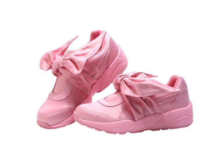 נעלי פומה- PUMA rihanna bow rubbon silk cherry blossom pink -Can Can – תמונה 2