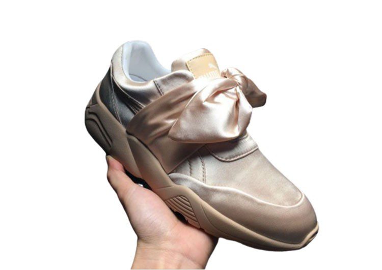 נעלי פומה- PUMA rihanna bow rubbon silk cherry blossom pink-Del Rio – תמונה 5