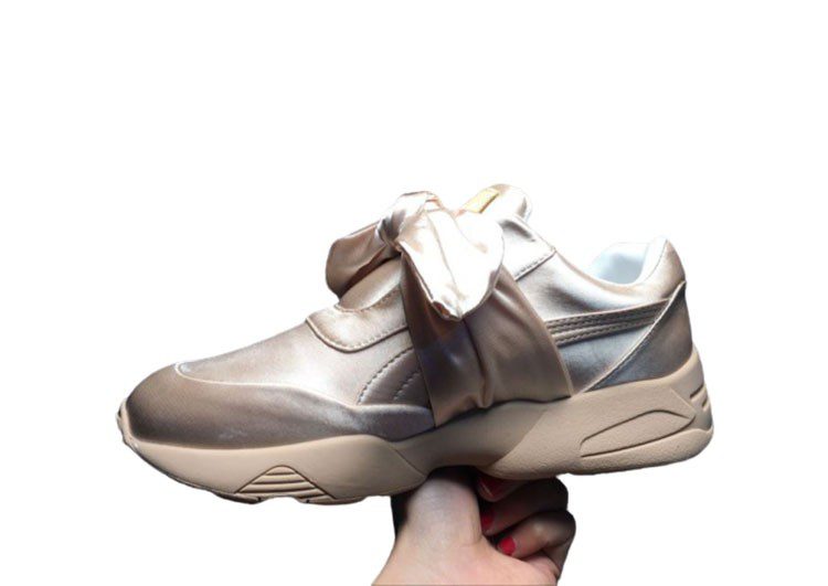 נעלי פומה- PUMA rihanna bow rubbon silk cherry blossom pink-Del Rio – תמונה 3