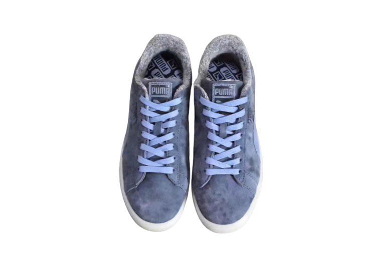 נעלי פומה-PUMA transparent crystal sole suede lining plush lace-up sneakers couple shoes-Light Slate Grey – תמונה 4