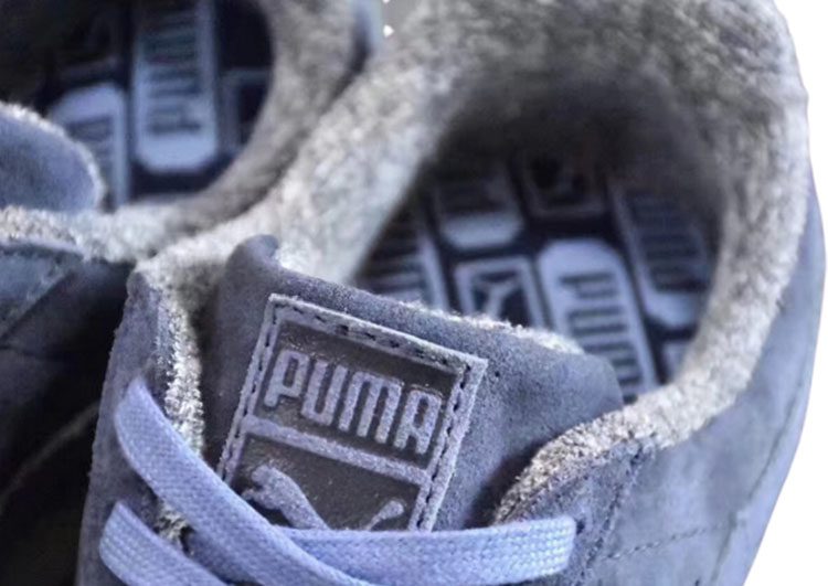 נעלי פומה-PUMA transparent crystal sole suede lining plush lace-up sneakers couple shoes-Light Slate Grey – תמונה 6