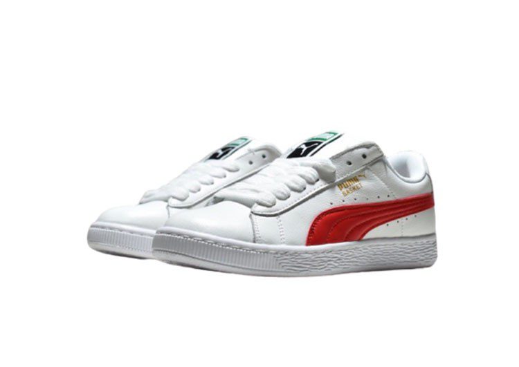 נעלי פומה-Puma Basket classic LFS-White-Red – תמונה 4