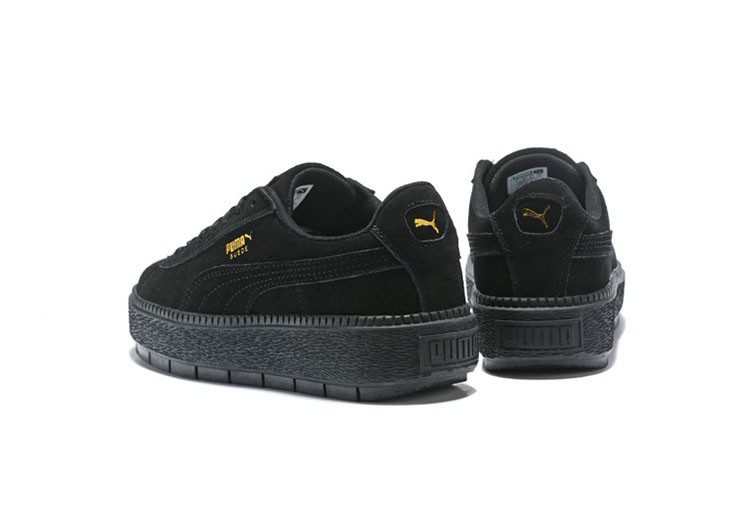 נעלי פומה- Puma suede platform rihanna plarform shoes-Black – תמונה 7