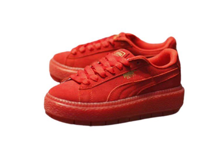 נעלי פומה- Puma suede platform rihanna plarform shoes-Cardinal – תמונה 2