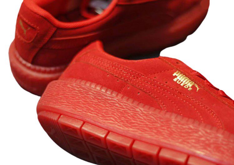 נעלי פומה- Puma suede platform rihanna plarform shoes-Cardinal – תמונה 8