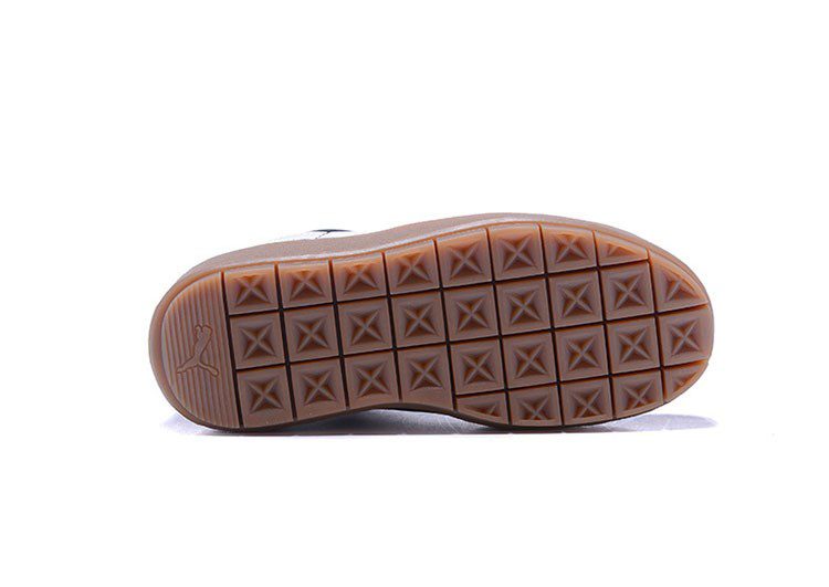 נעלי פומה- Puma suede platform rihanna platform shoes leather-White and Black – תמונה 6