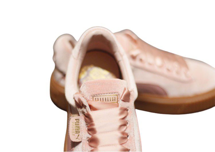 נעלי פומה-Rihanna II Puma Velvet Denim Satin-Petite-Cavern Pink – תמונה 5