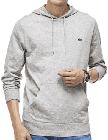 לקוסט-LACSOTE  SWETER MEN DESGIN- GRAY