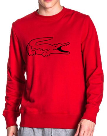 לקוסט-LACSOTE  SWETER MEN DESGIN- RED