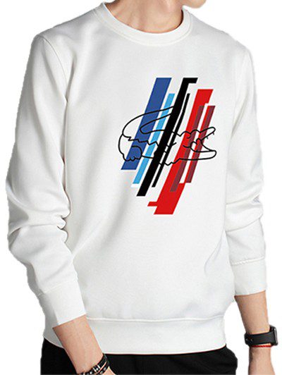 לקוסט-LACSOTE SWETER MEN DESGIN- WHITE