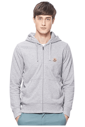 מונקלר-MONCLER HOODIES MEN’S GREY