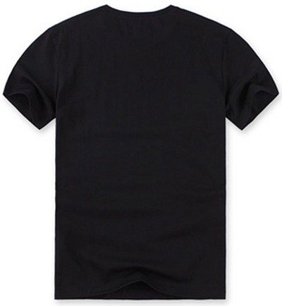 לקוסט-LACSOTE TSHIRT DESGIN MEN SHORT - Black – תמונה 2