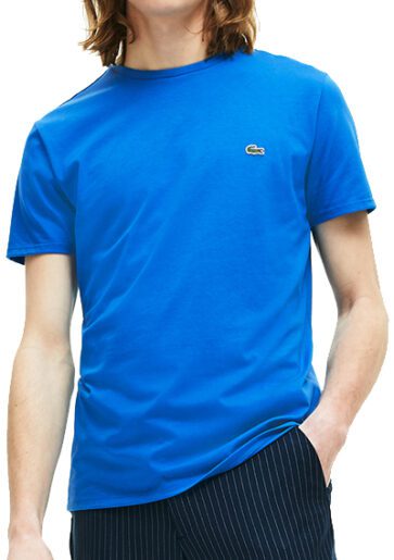 לקוסט-LACSOTE TSHIRT MEN SHORT - Blue